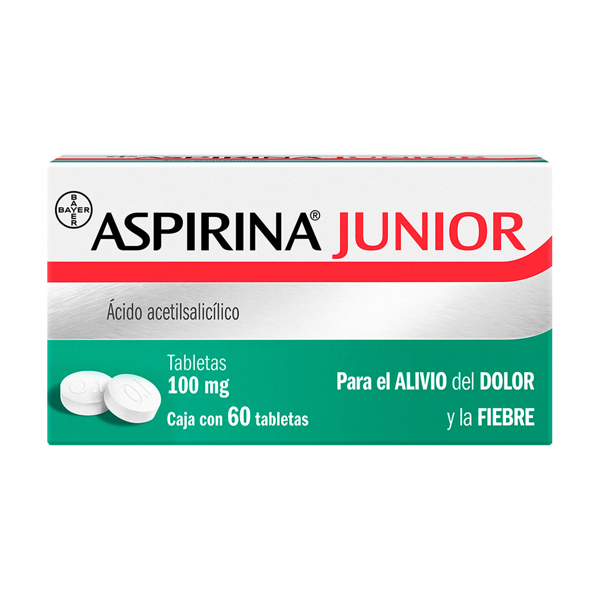 Aspirina junior 60 tabletas